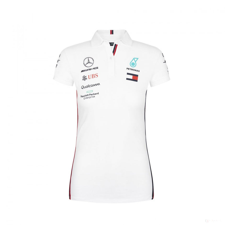 Polo Mercedes AMG Petronas, blanc - FansBRANDS®