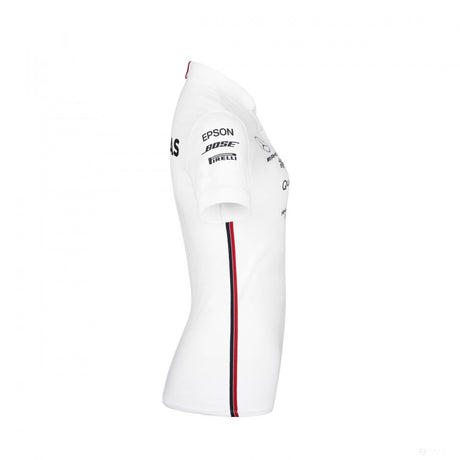 Polo Mercedes AMG Petronas, blanc - FansBRANDS®