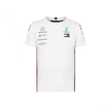 T-shirt col rond Mercedes AMG Petronas, blanc