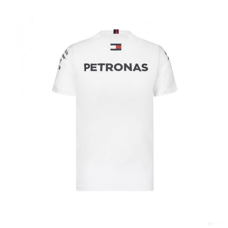 T-shirt col rond Mercedes AMG Petronas, blanc - FansBRANDS®