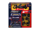 Maquette Red Bull Racing, pass d’accès au pit, BBurago, 1:43, Max Verstappen, n°1, RB19
