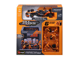 Maquette McLaren, pass pit, bburago, 1:43, Lando Norris, #4, MCL38