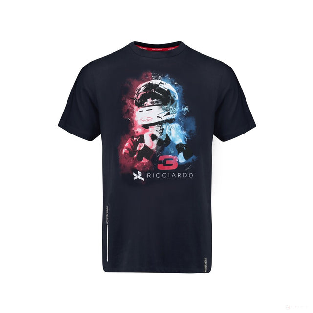 T-shirt col rond Daniel Ricciardo, bleu - FansBRANDS®