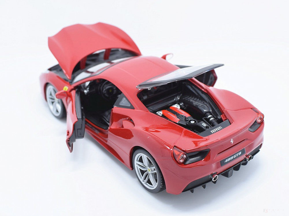 2018, Rouge, 1:18, Ferrari Ferrari 488 GTB Modèle de voiture - FansBRANDS®