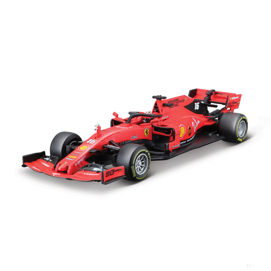 Voiture modèle, Ferrari Charles Leclerc SF90 #16, 1:18, Rouge, 2021
