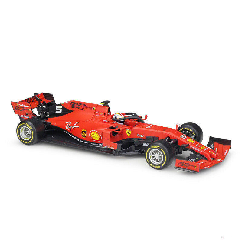 2019, Rouge, 1:18, Ferrari SF90 Vettel Modèle de voiture
