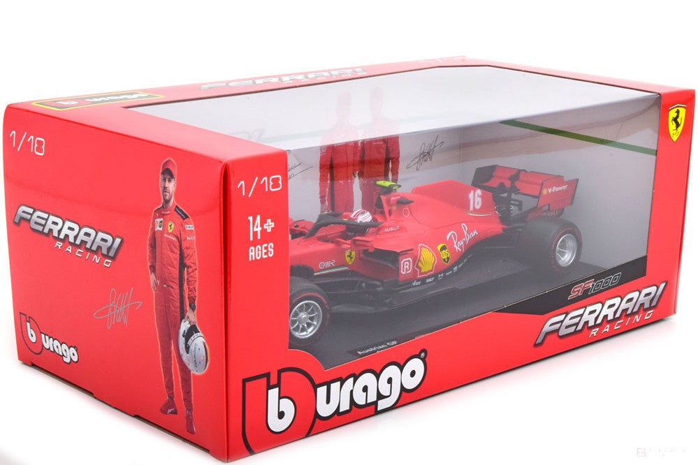 Voiture modèle, Ferrari Charles Leclerc SF1000 Austrian GP 2020, 1:18, Rouge, 2021