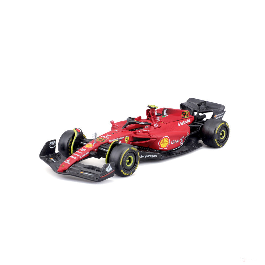 Modele reduit Ferrari F1 Bburago F175 Carlos Sainz 55 rouge eche FansBRANDS