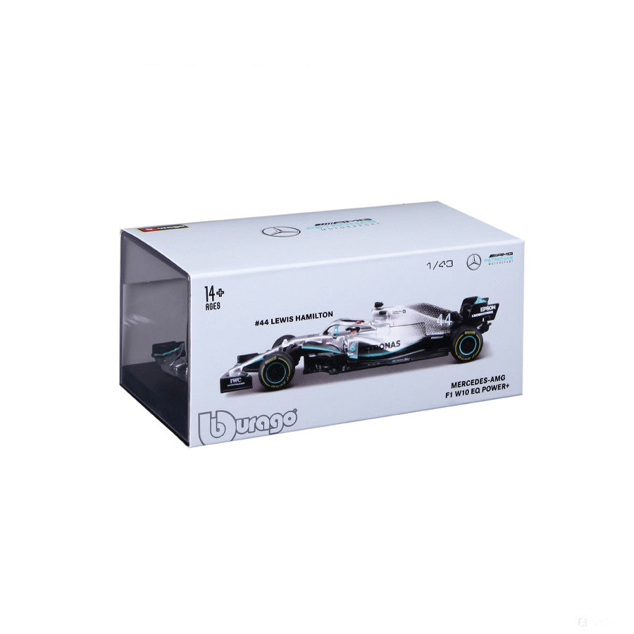 2019, Argent, 1:43, Mercedes W10 EQ Power+ Modèle de voiture