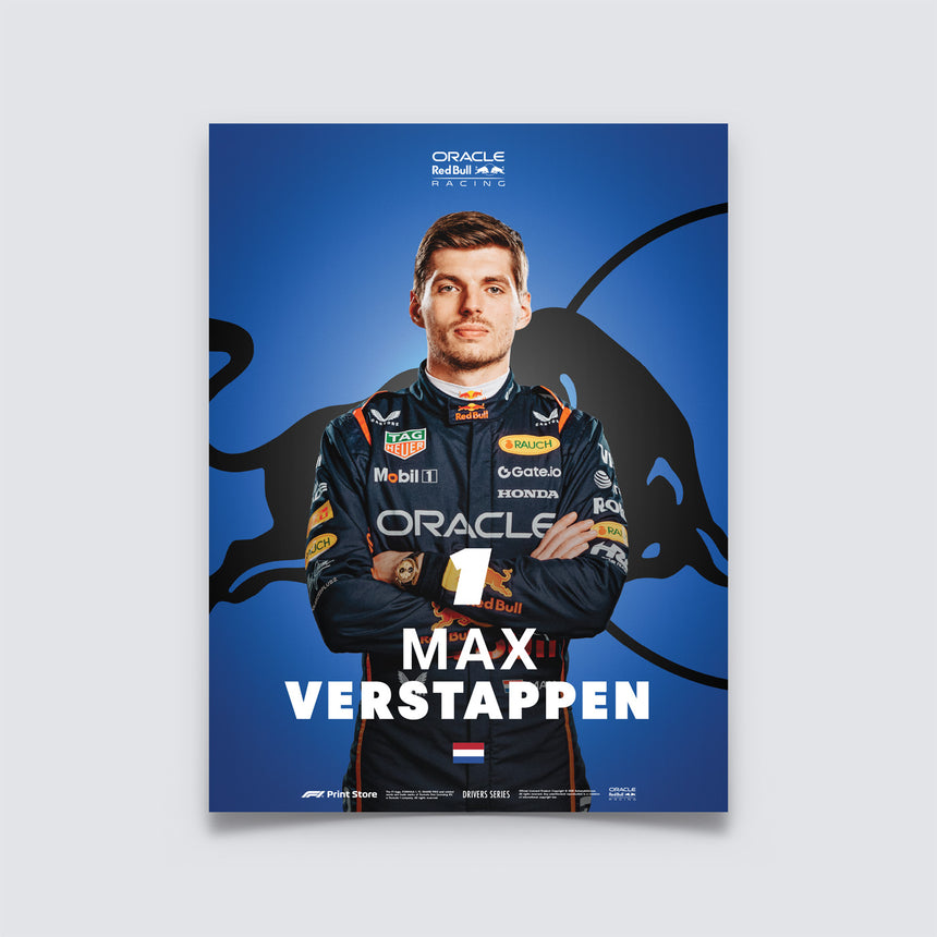 Print F1 originale – Max Verstappen (format A3)