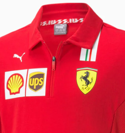 Polo infantil Ferrari, Puma, equipo, rojo, 20/21