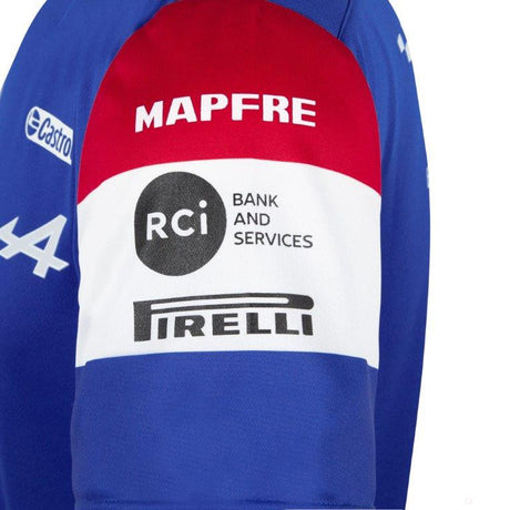 T-shirt, Alpine Esteban Ocon 31, Bleu, 2021 - Équipe - FansBRANDS®