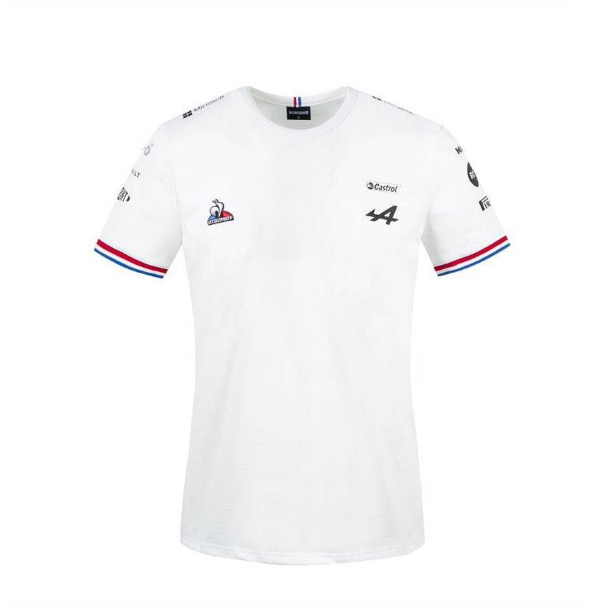 T-shirt alpin, équipe masculine, blanc, 2021