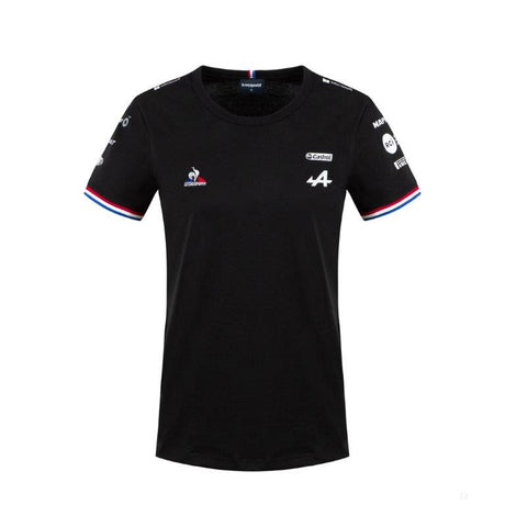T-shirt col rond, Alpine, Noir, 2021 - Équipe - FansBRANDS®