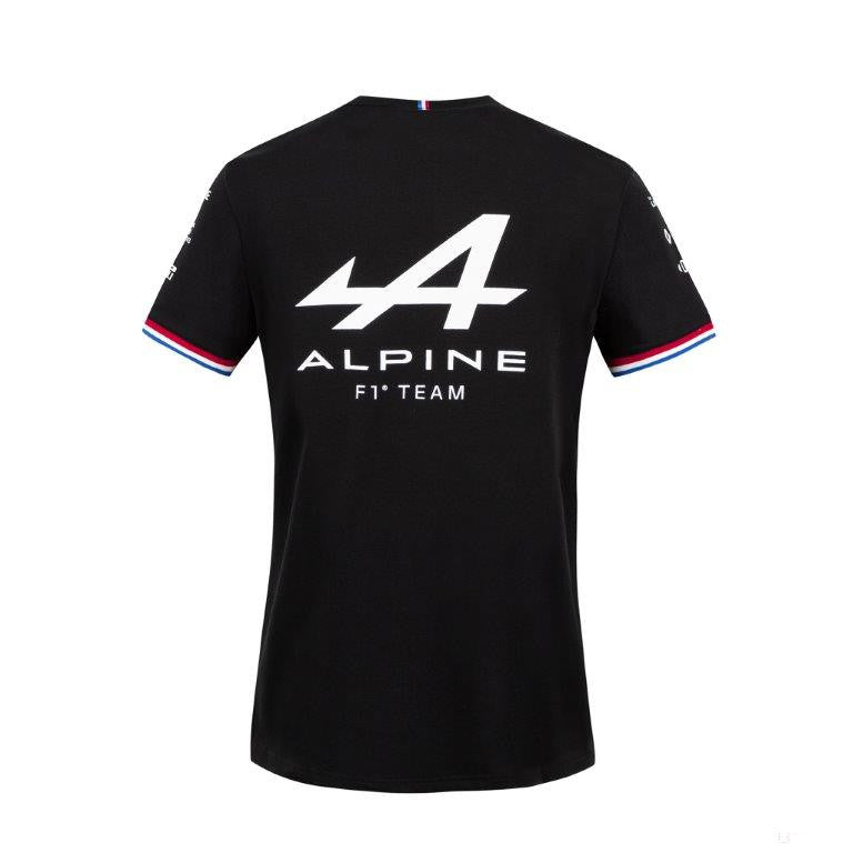 T-shirt col rond, Alpine, Noir, 2021 - Équipe - FansBRANDS®