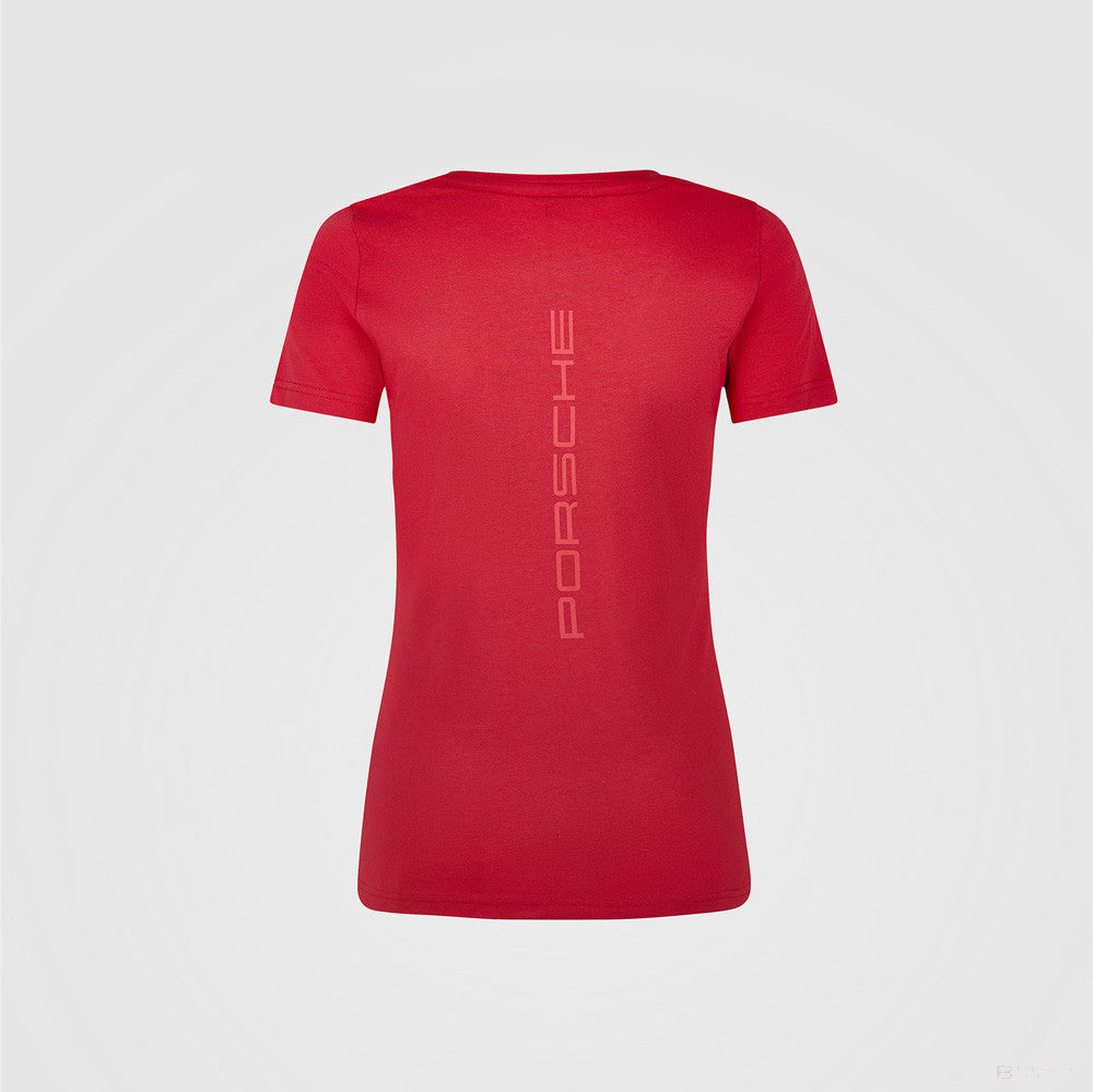 Porsche T-shirt Femmess, Motorsport, Rouge, 2022 - FansBRANDS®