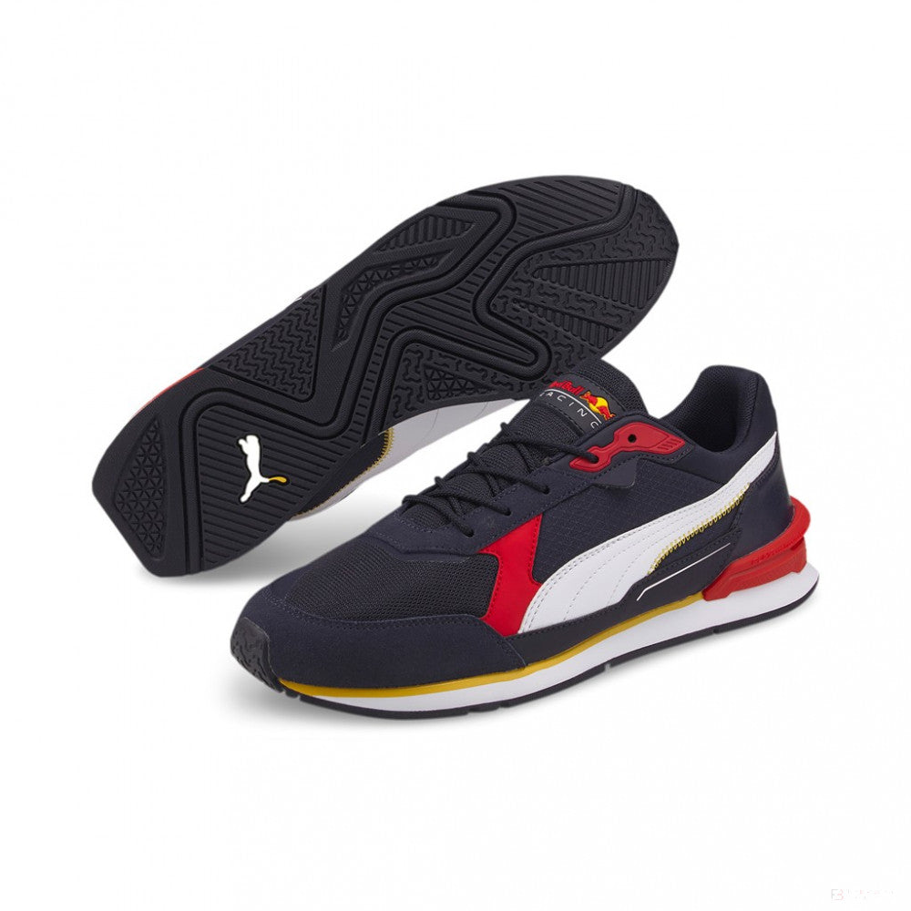 Chaussures Puma Red Bull Low Racer blanches rouges 2022 FansBRANDS