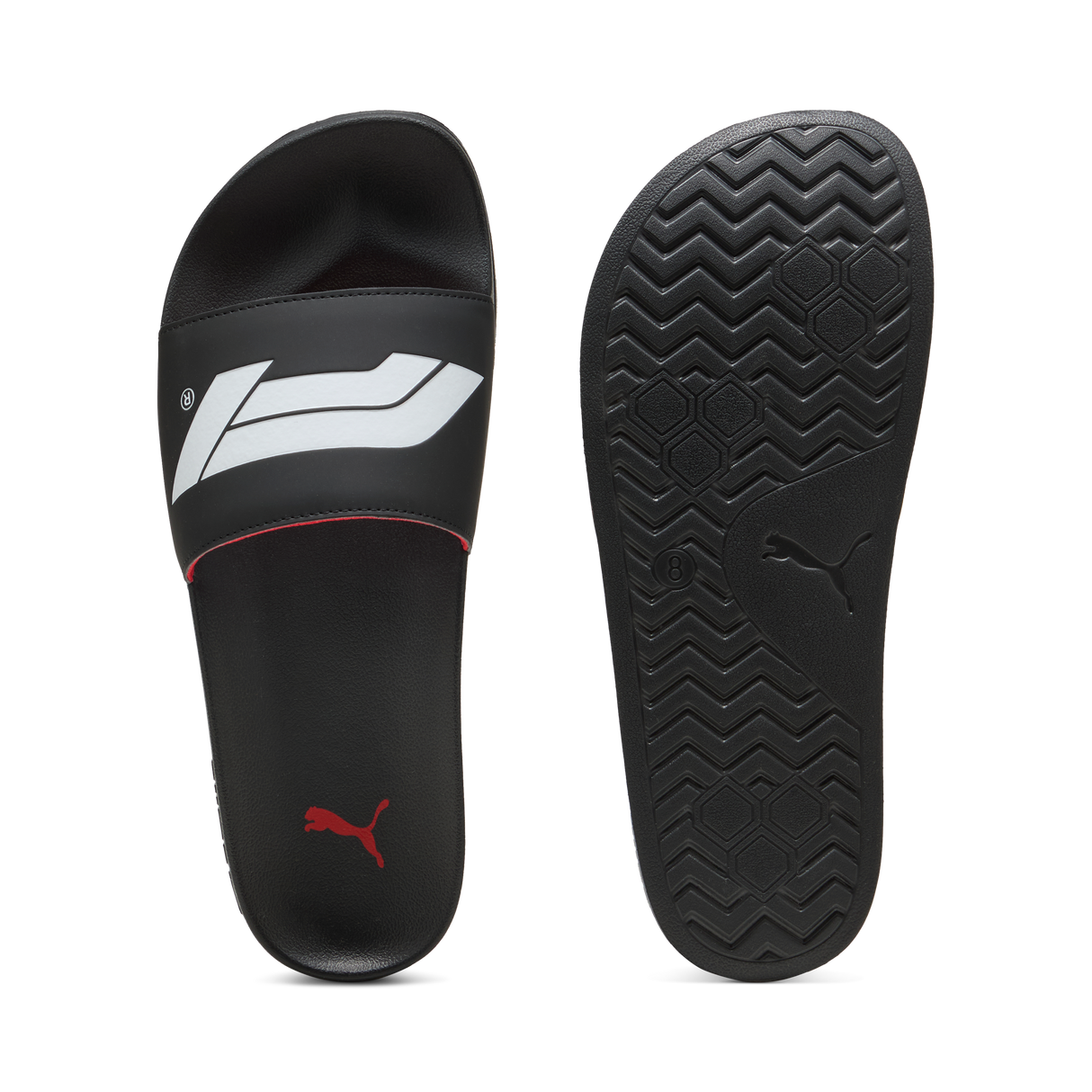 Pantoufles logo F1, Puma, Leadcat 2.0, noir