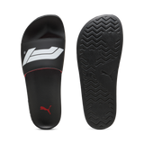 Pantoufles logo F1, Puma, Leadcat 2.0, noir
