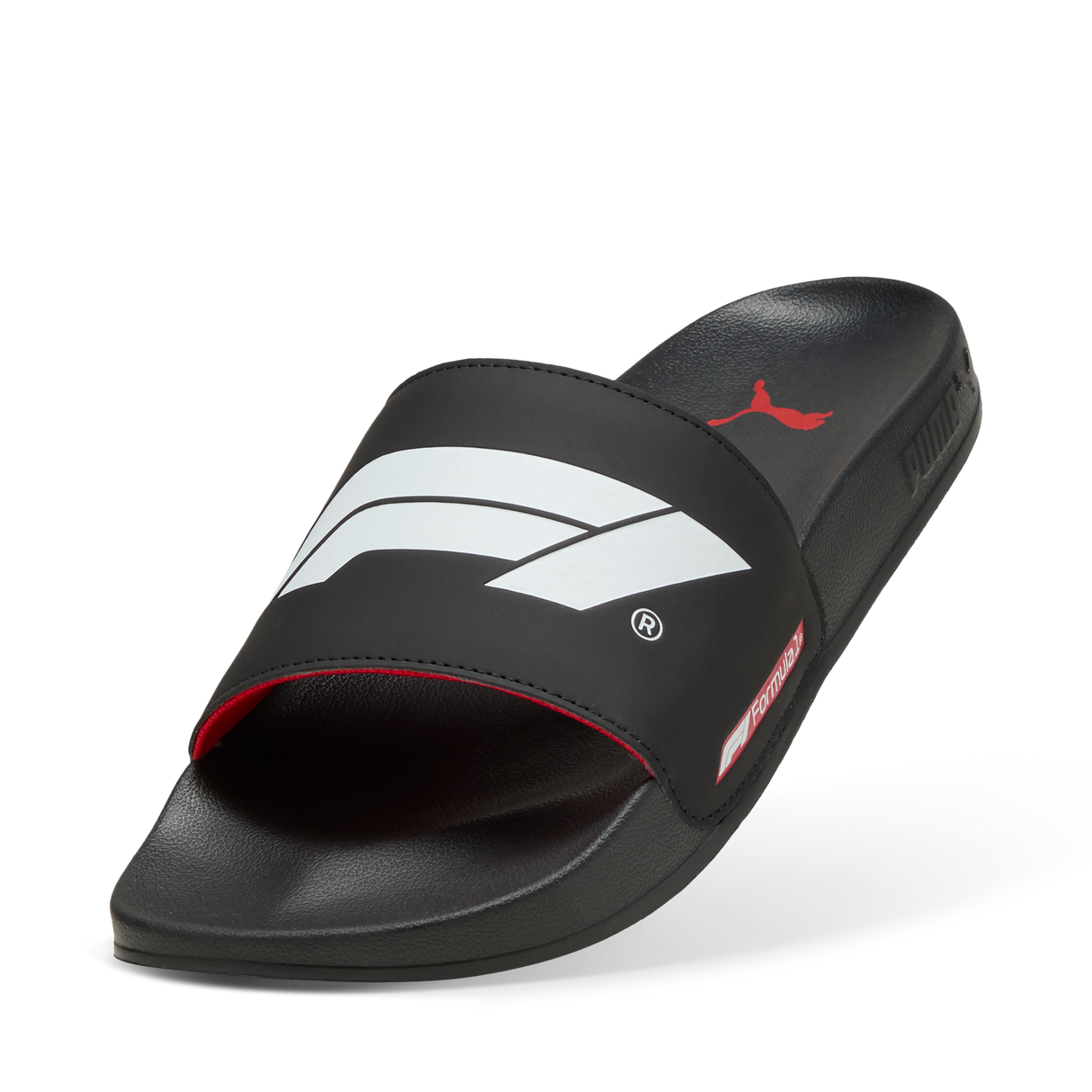 Pantoufles logo F1, Puma, Leadcat 2.0, noir