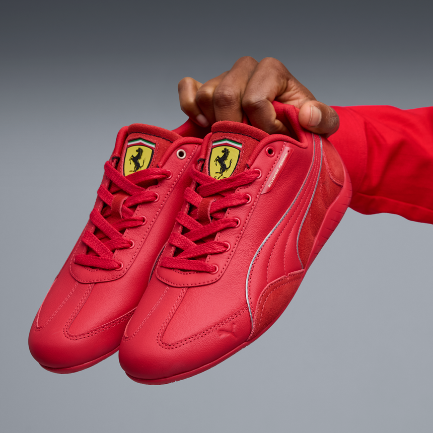 Chaussures Ferrari, Puma, Speedcat, rouge-noir 🔥