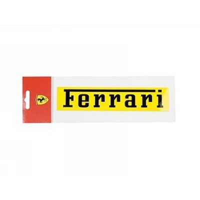 Autocollant Scuderia Ferrari, jaune