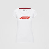 T-shirt col rond Formula 1, blanc