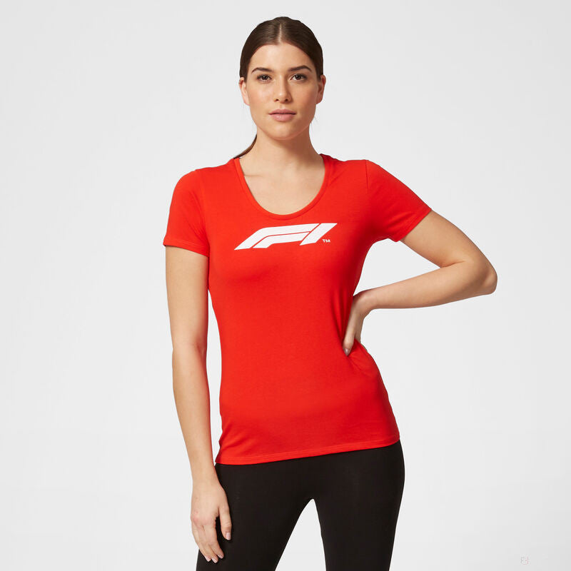 T-shirt col rond Formula 1, Rouge - FansBRANDS®