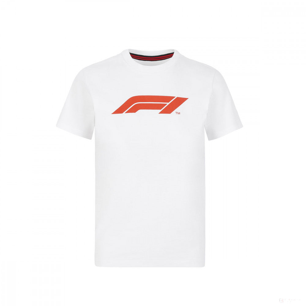 T-shirt col rond Formula 1, blanc - FansBRANDS®