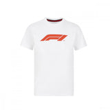 T-shirt col rond Formula 1, blanc - FansBRANDS®