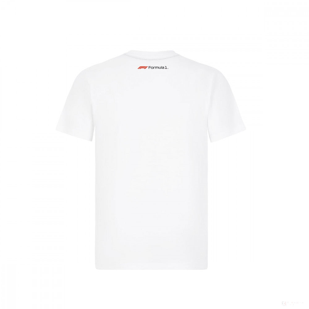 T-shirt col rond Formula 1, blanc - FansBRANDS®