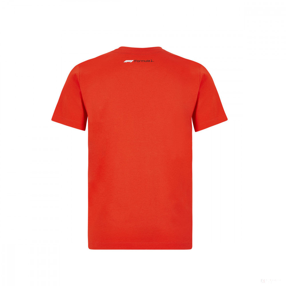 T-shirt col rond Formula 1, Rouge