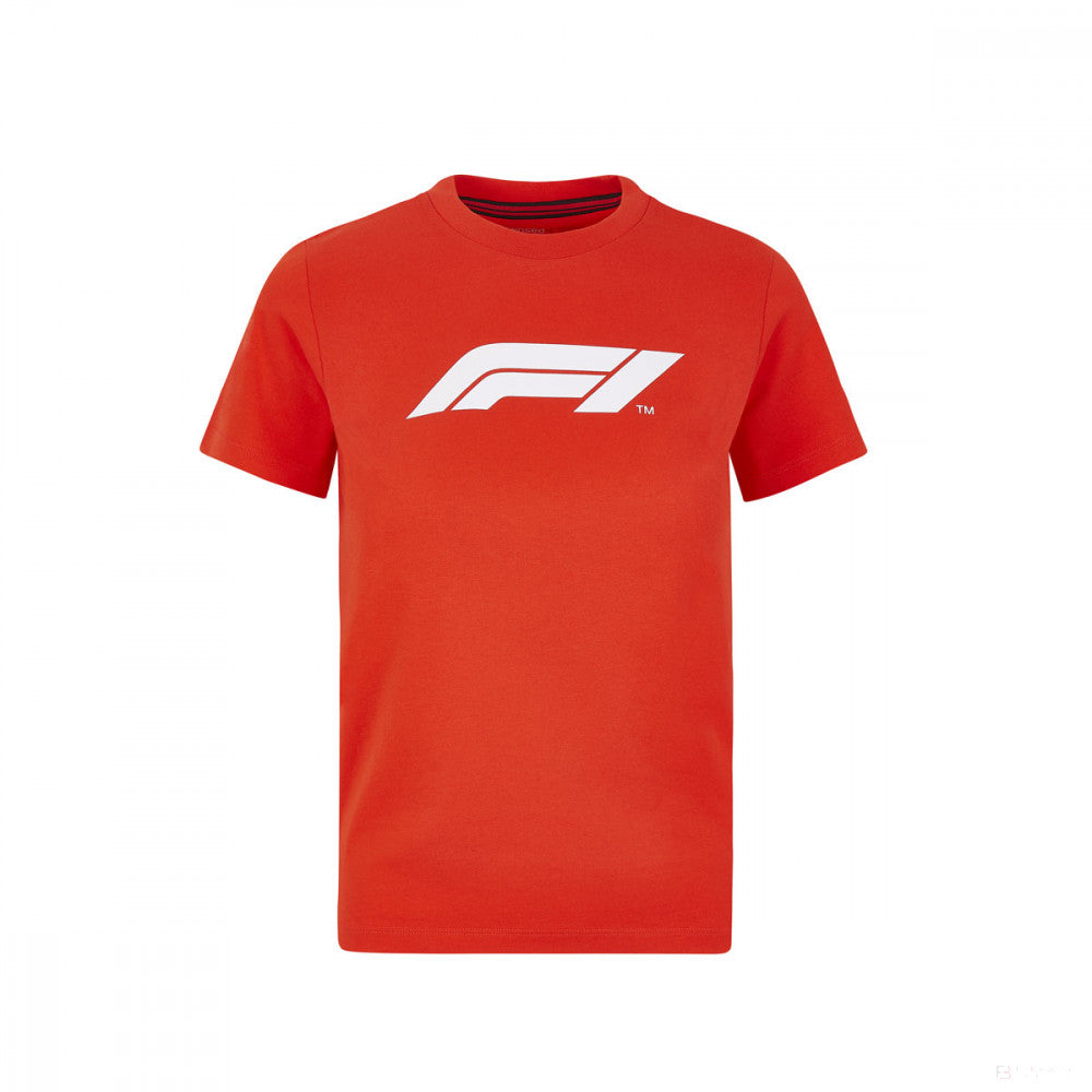 T-shirt col rond Formula 1, Rouge