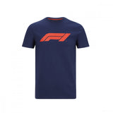 T-shirt col rond Formula 1, bleu