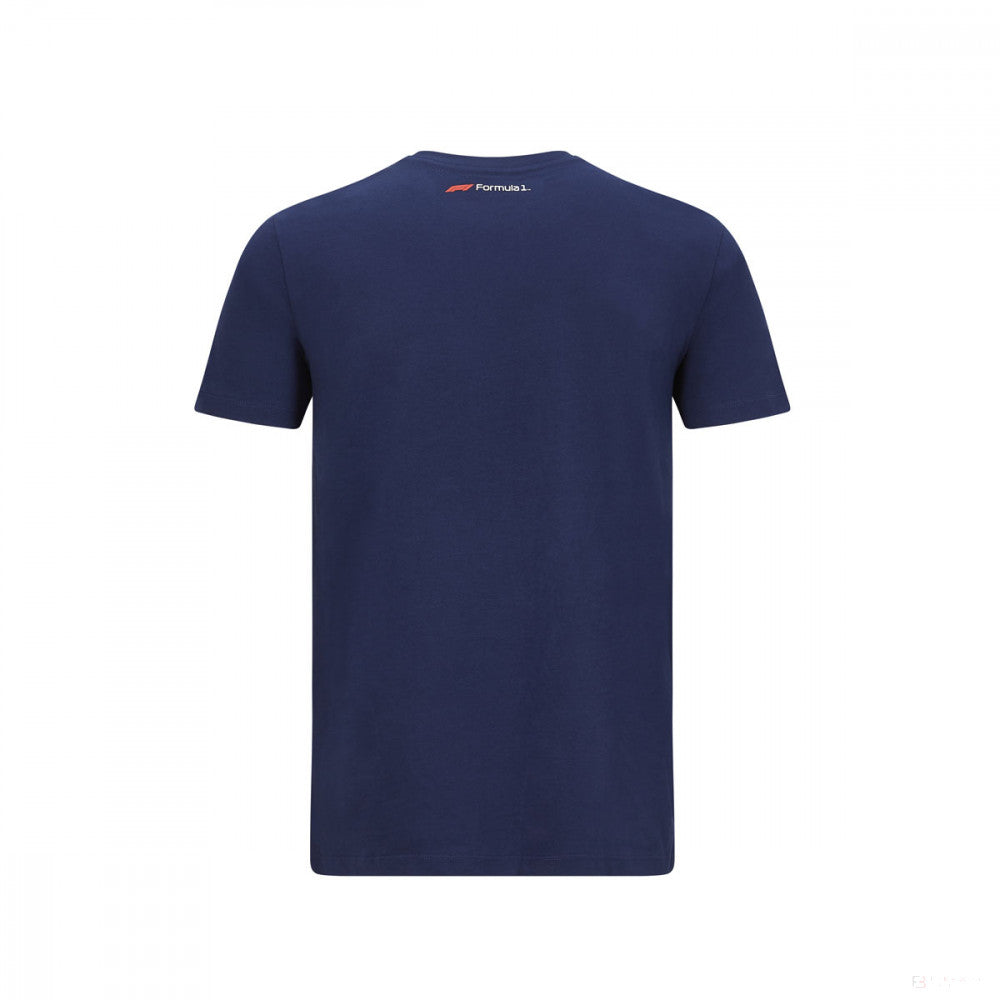 T-shirt col rond Formula 1, bleu