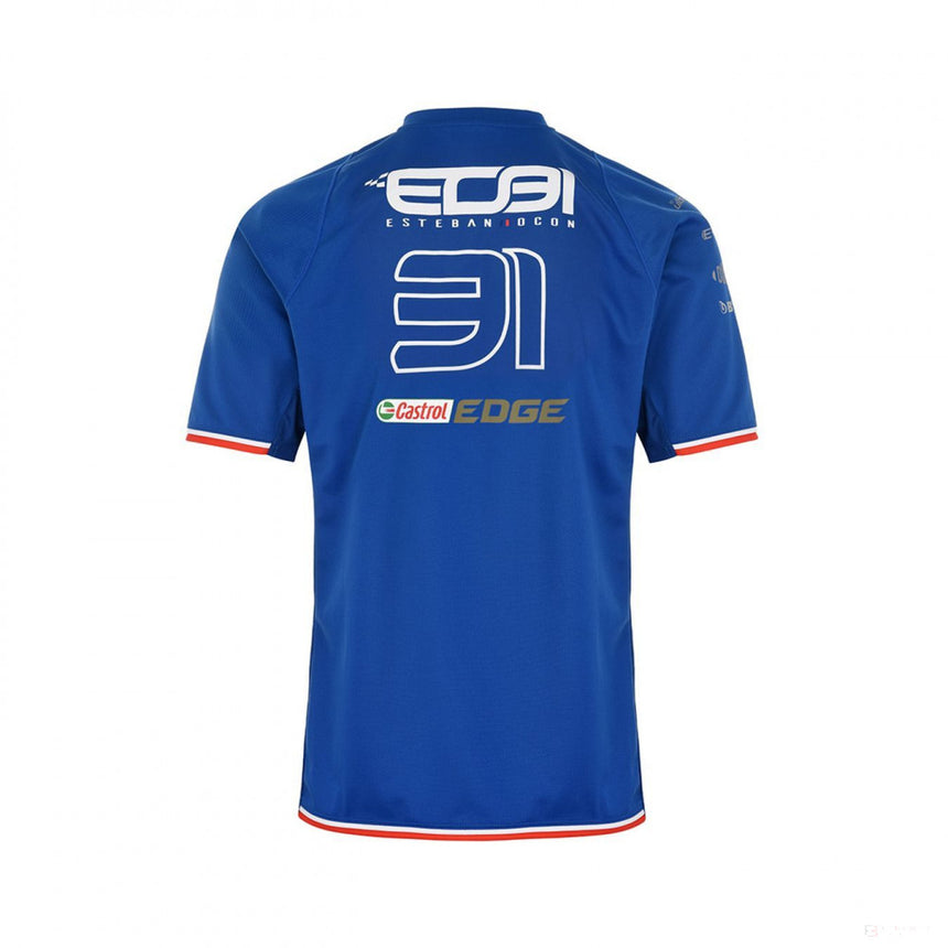 Alpine T-shirt, Esteban Ocon 31 Team, Bleu, 2022 - FansBRANDS®