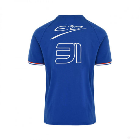 Alpine T-shirt, Esteban Ocon Fanwear, Bleu, 2022 - FansBRANDS®