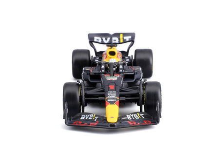 Modèle réduit de voiture F1 Red Bull Racing, avec casque, RB18, bburago, 1:43, Max Verstappen