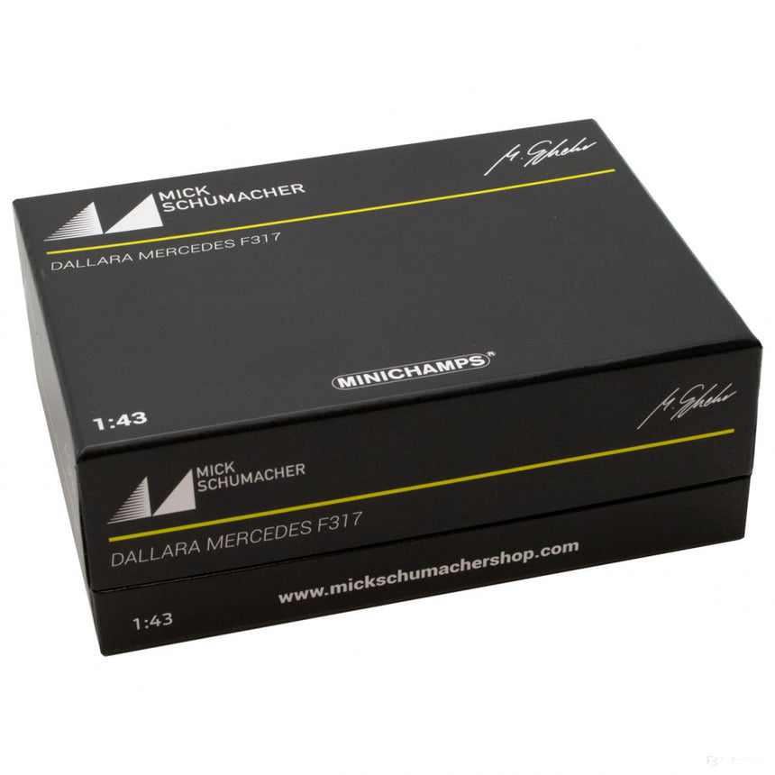 Voiture modèle, Mick Schumacher Dallara Mercedes F317 F3 European Champion 2018, 1:43, Blanc, 2018 - FansBRANDS®