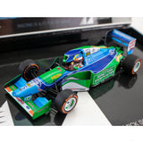 Voiture modèle, Mick Schumacher Benetton Ford B194 Demo Run Belgium GP 2017, 1:43, Bleu, 2017 - FansBRANDS®