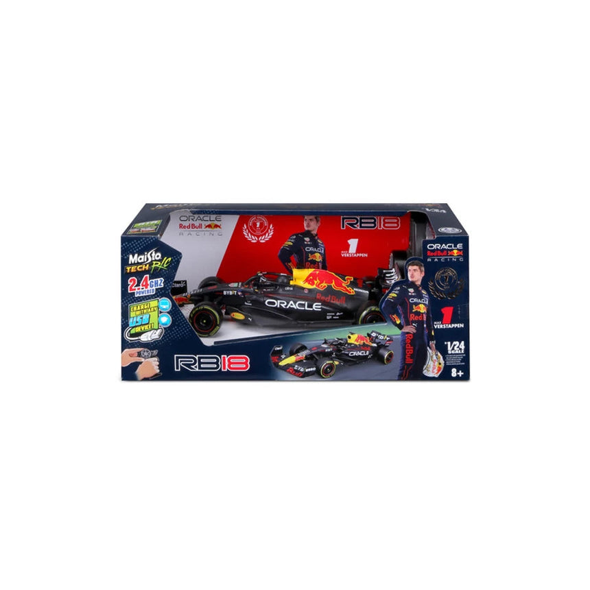 Voiture RC Red Bull Racing, Maisto Tech RC, Max Verstappen, échelle 1:24, n°1, RB18