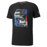 T-shirt col Rond, Puma BMW MMS Car graphique, Noir, 2021