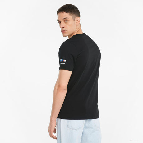 T-shirt col Rond, Puma BMW MMS Logo graphique, Noir, 2021 - FansBRANDS®