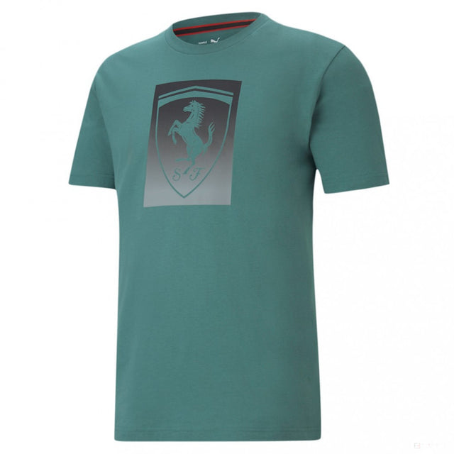 2021, Verte, Puma Ferrari Race Big Shield T-shirt - FansBRANDS®