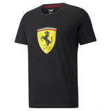 T-shirt col Rond, Puma Ferrari Race Big Shield, Noir, 2021
