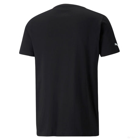 T-shirt col Rond, Puma Ferrari Race Big Shield, Noir, 2021 - FansBRANDS®