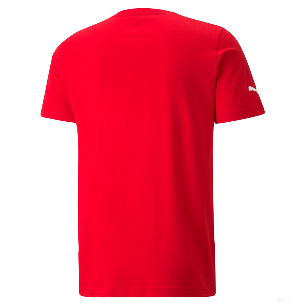 T-shirt col Rond, Puma Ferrari Race Big Shield, Rouge, 2021