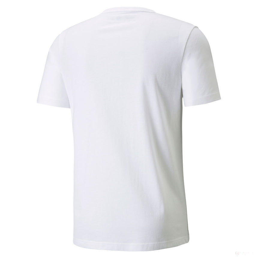 T-shirt col Rond, Puma BMW MMS ESS Logo, Blanc, 2021 - FansBRANDS®