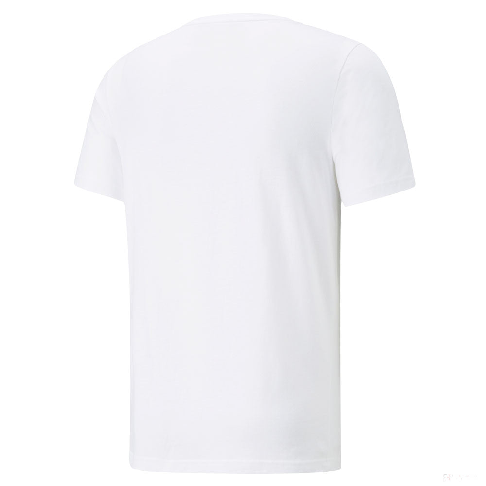 T-shirt col Rond, Puma BMW MMS ESS Small Logo, Blanc, 2021