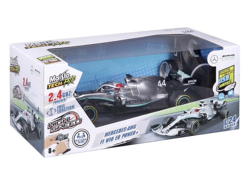 Voiture RC Mercedes, Maisto Tech RC, Lewis Hamilton, échelle 1:24, n° 44, W10 EQ Power +